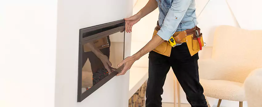 Metal Fireplace Installation in Salisbury, North Carolina