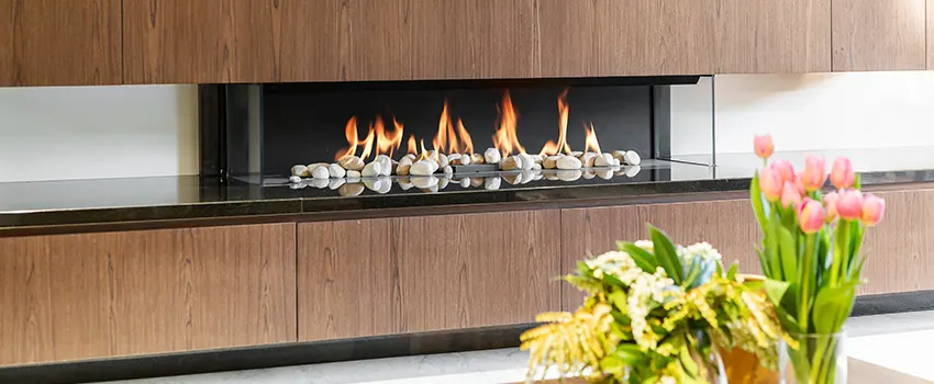 Double-height Fireplace Design Refurbishment in Salisbury, North Carolina