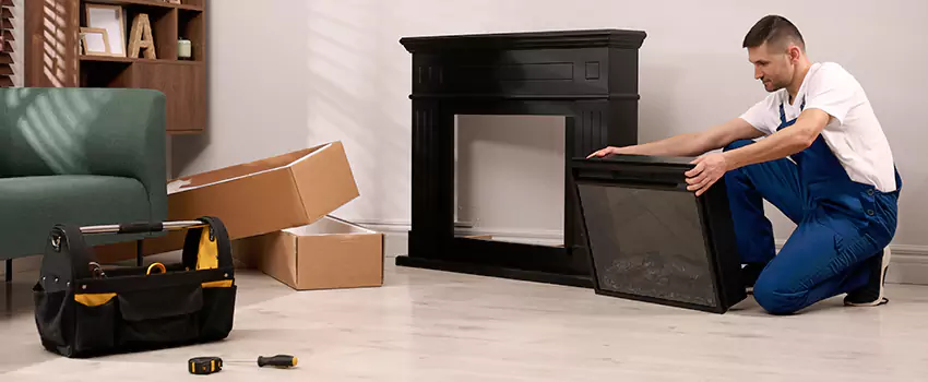 Old Rusted Metal Fireplace Repair And Replacement in Salisbury, NC