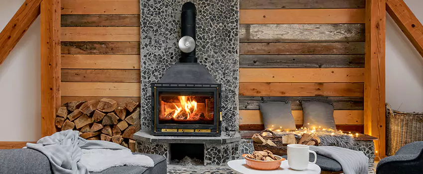 Thelin Hearth Products Direct Vent Gas Stove Fireplace Inspection in Salisbury, North Carolina
